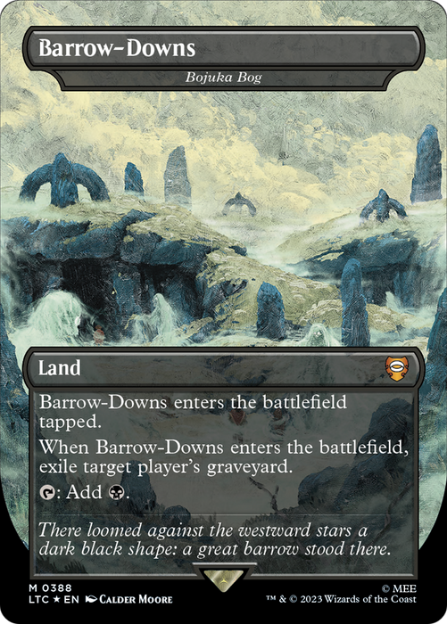 Bojuka Bog / Barrow-Downs (Borderless) [LTC-388] Foil - Tales of Middle-earth Commander