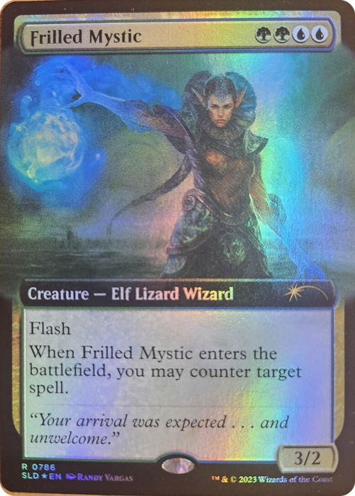 Frilled Mystic (Extended Art) [SLD-786] Foil - Secret Lair Drop