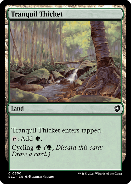 Tranquil Thicket [BLC-350] - Bloomburrow Commander