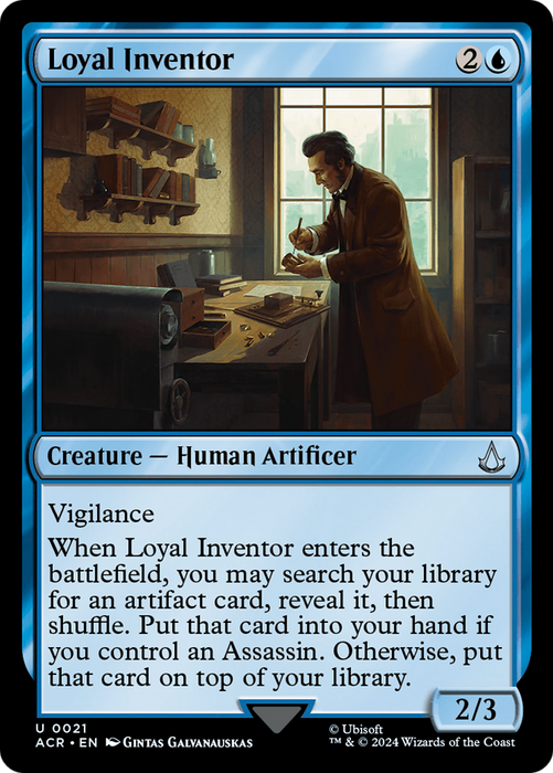 Loyal Inventor [ACR-021] Foil - Assassin's Creed