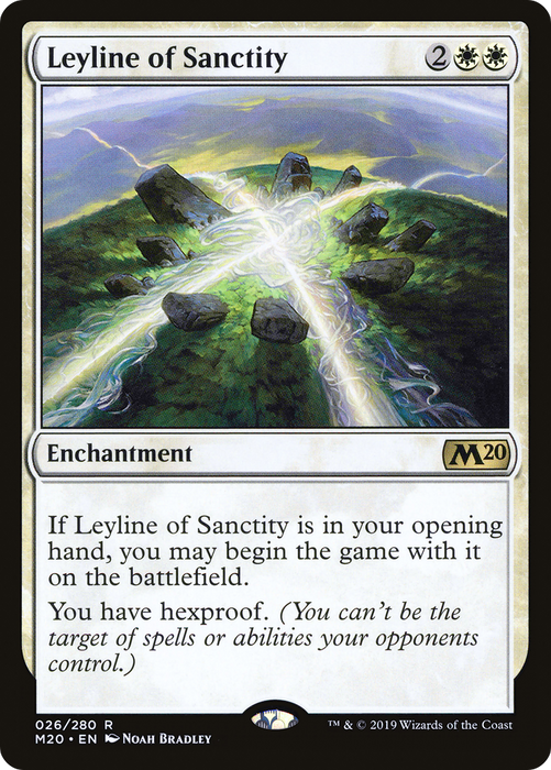 Leyline of Sanctity [M20-026] - Core Set 2020