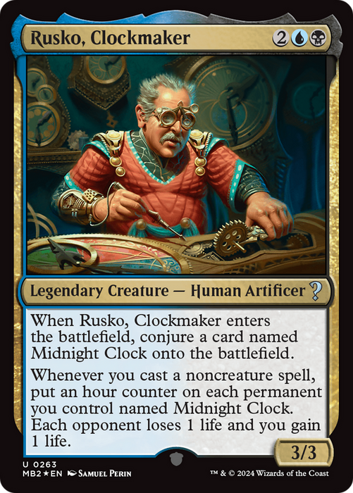 Rusko, Clockmaker [MB2-263] - Mystery Booster 2