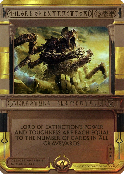 Lord of Extinction (Borderless) [MP2-052] Foil - Amonkhet Invocations