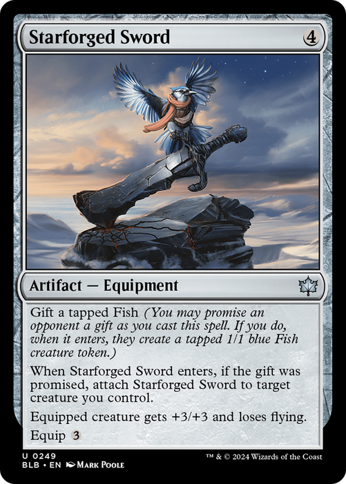 Starforged Sword [BLB-249] Foil - Bloomburrow