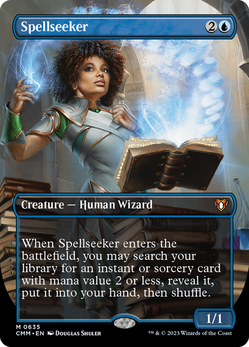 Spellseeker (Borderless) [CMM-635] - Commander Masters