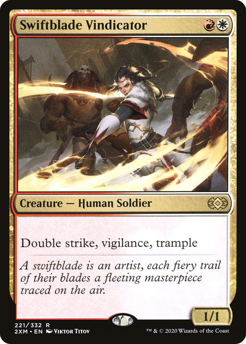 Swiftblade Vindicator [2XM-221] Foil - Double Masters