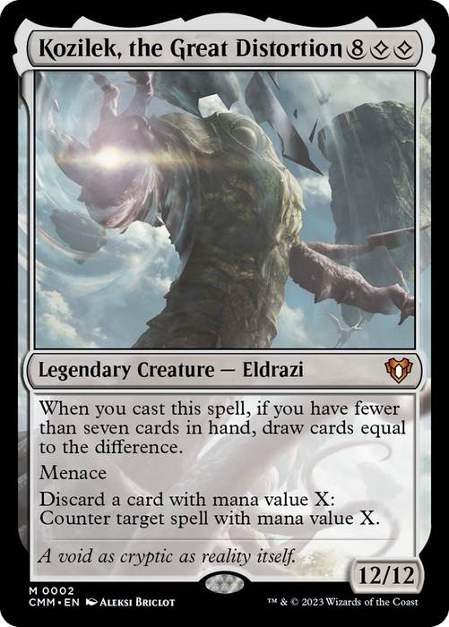 Kozilek, the Great Distortion [CMM-002] - Commander Masters