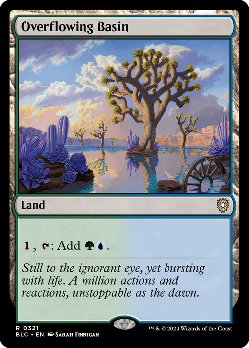 Overflowing Basin [BLC-321] - Bloomburrow Commander