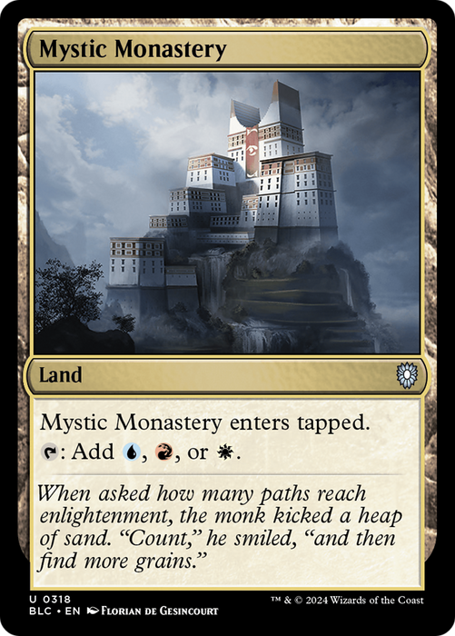 Mystic Monastery [BLC-318] - Bloomburrow Commander