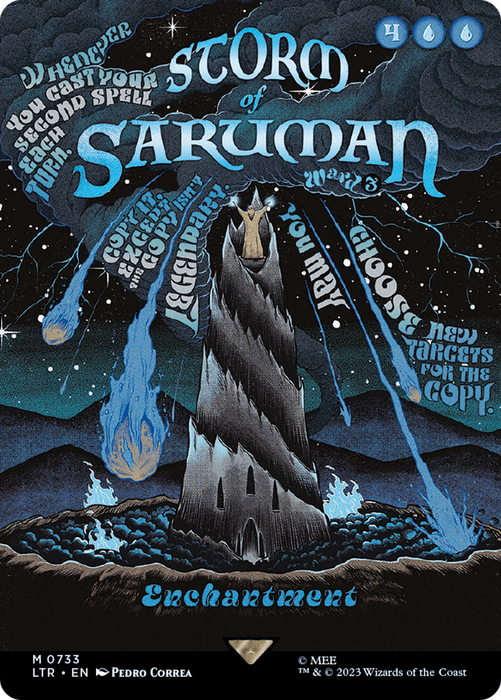 Storm of Saruman (Borderless) [LTR-733] Foil - The Lord of the Rings: Tales of Middle-earth