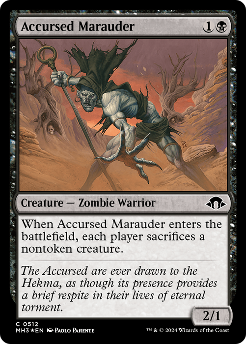 Accursed Marauder [MH3-512] Foil - Modern Horizons 3