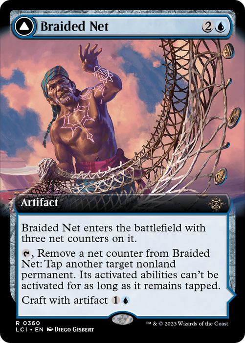 Braided Net // Braided Quipu (Extended Art) [LCI-360] - The Lost Caverns of Ixalan