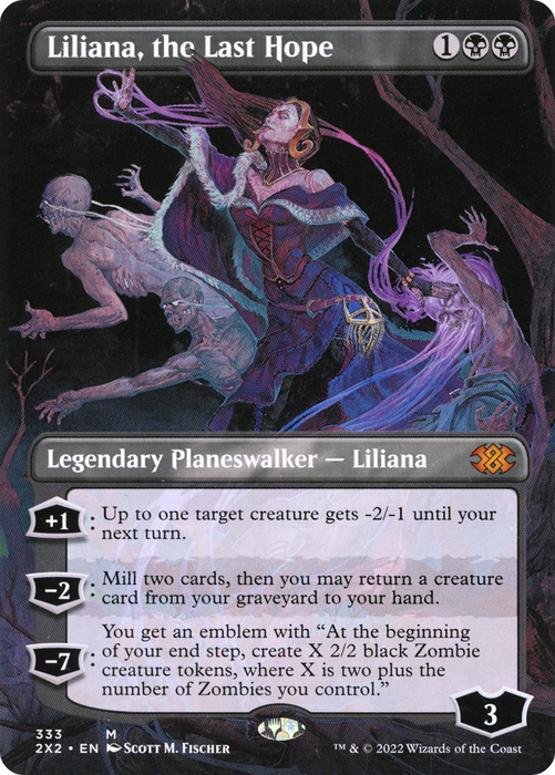 Liliana, the Last Hope (Borderless) [2X2-333] Foil - Double Masters 2022