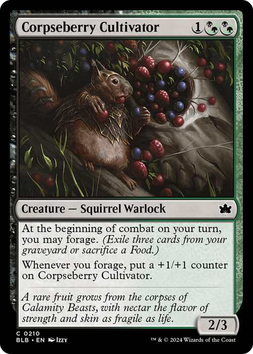 Corpseberry Cultivator [BLB-210] Foil - Bloomburrow