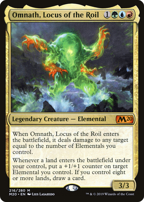 Omnath, Locus of the Roil [M20-216] - Core Set 2020