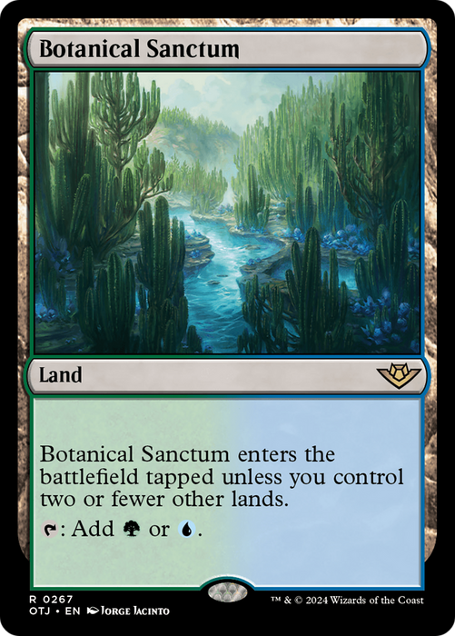 Botanical Sanctum [OTJ-267] Foil - Outlaws of Thunder Junction