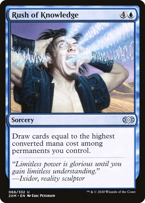 Rush of Knowledge [2XM-066] Foil - Double Masters