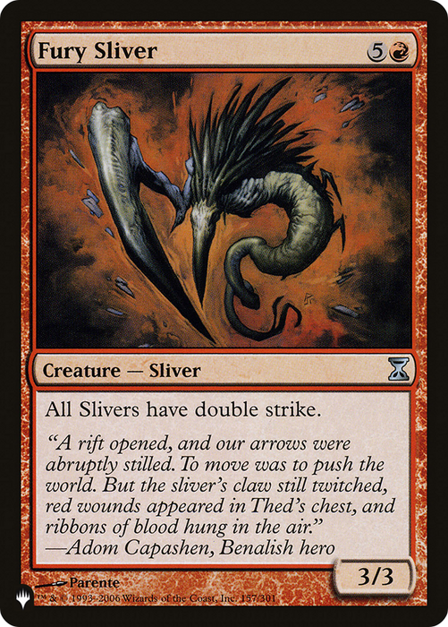 Fury Sliver [PLST-TSP-157] - The List