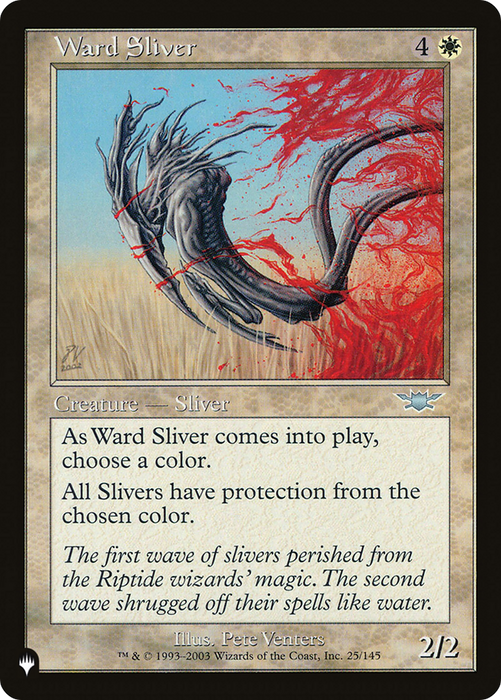 Ward Sliver [PLST-LGN-25] - The List