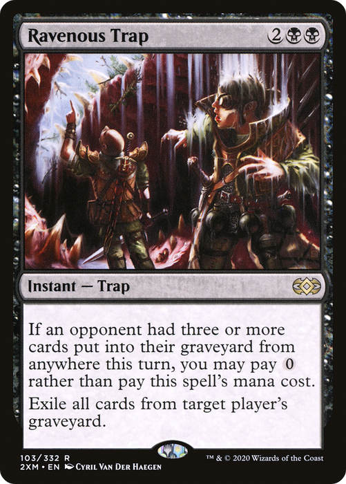 Ravenous Trap [2XM-103] Foil - Double Masters