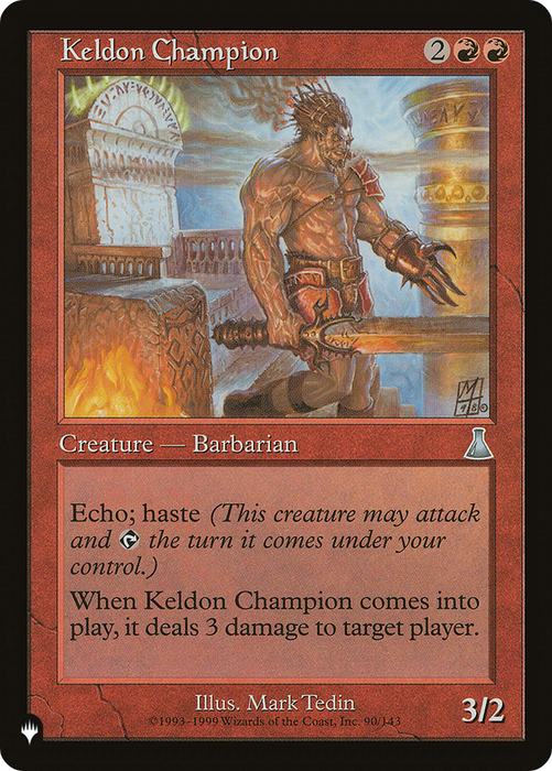 Keldon Champion [PLST-UDS-90] - The List