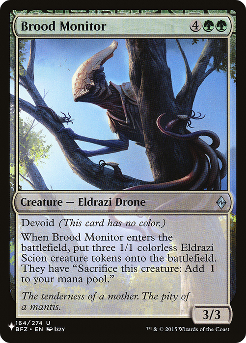 Brood Monitor (devoid) [PLST-BFZ-164] - The List