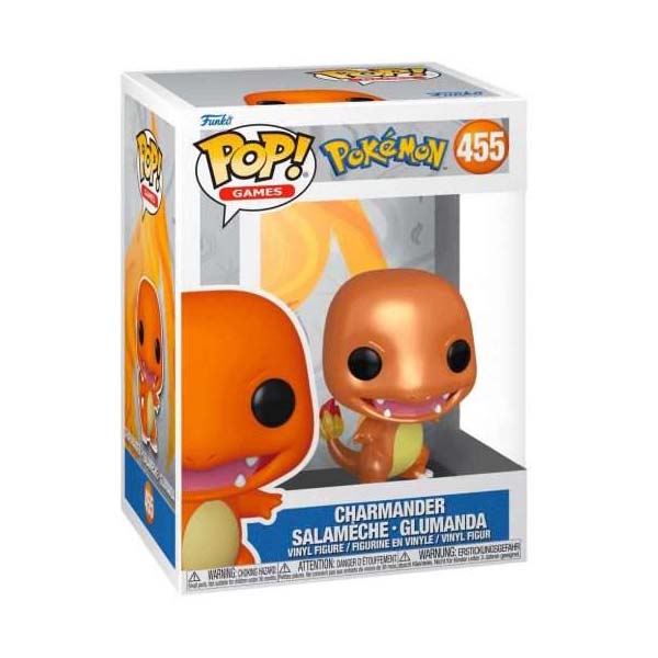 Funko Pop! Charmander/Salamenche/Glumanda #455 (Metallic)