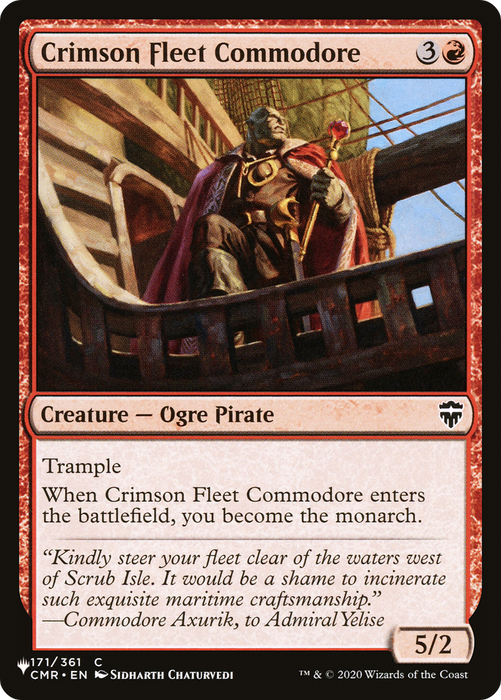 Crimson Fleet Commodore [PLST-CMR-171] - The List