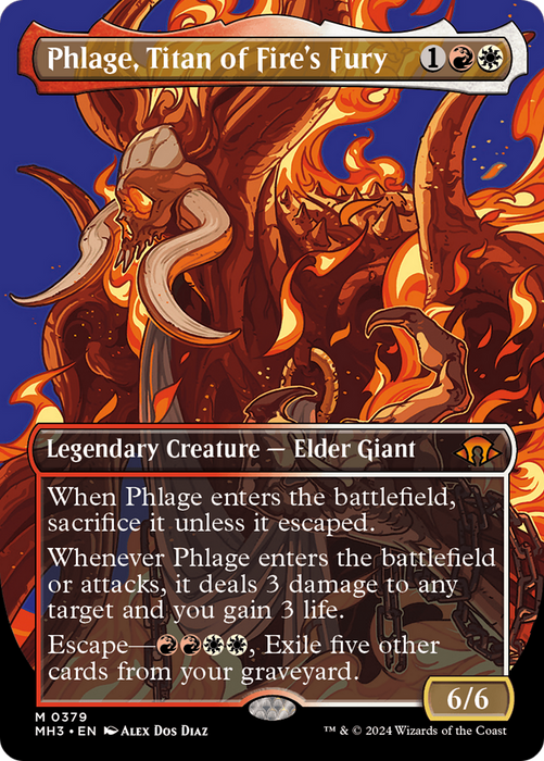 Phlage, Titan of Fire's Fury (Borderless) [MH3-379] - Modern Horizons 3