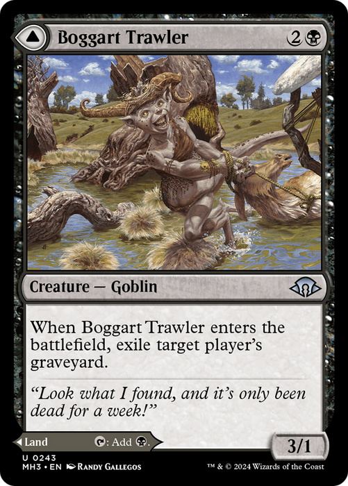 Boggart Trawler // Boggart Bog [MH3-243] Foil - Modern Horizons 3