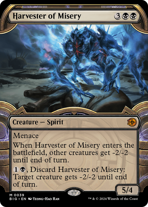 Harvester of Misery (Extended Art) (Borderless) [BIG-039] Foil - The Big Score