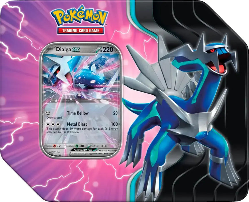 Pokémon 2025 Q1 Tin Azure Legends - Dialga ex (Pre-Order)