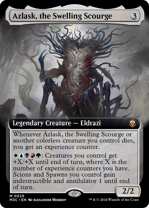 Azlask, the Swelling Scourge (Extended Art) [M3C-025] - Modern Horizons 3 Commander