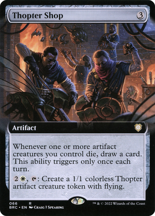 Thopter Shop (Extended Art) [BRC-066] - The Brothers' War Commander