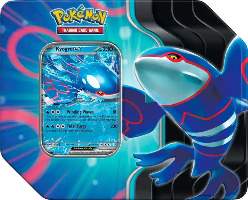 Pokémon 2025 Q1 Tin Azure Legends - Kyogre ex (Pre-Order)