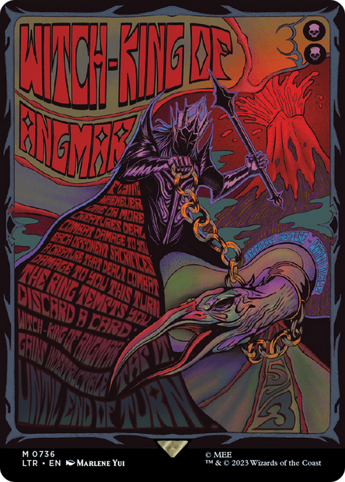 Witch-king of Angmar (Borderless) [LTR-736] Foil - The Lord of the Rings: Tales of Middle-earth