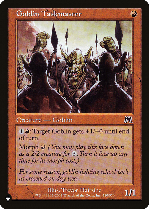 Goblin Taskmaster [PLST-ONS-210] - The List