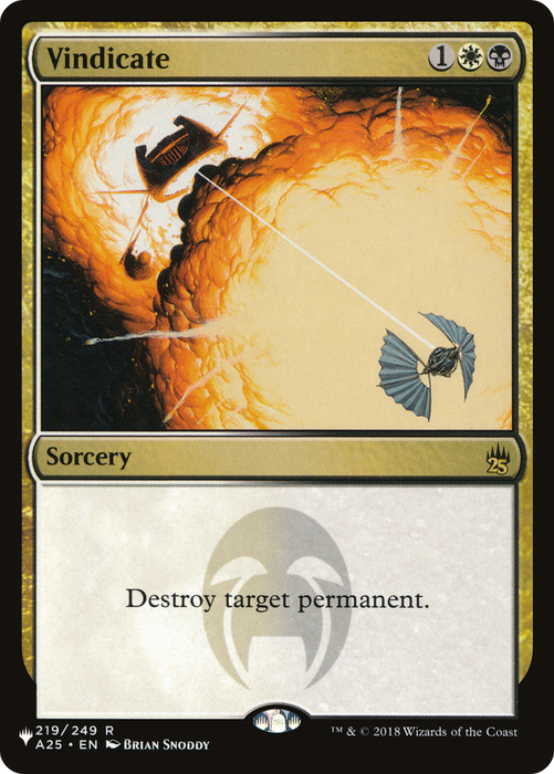 Vindicate [PLST-A25-219] - The List