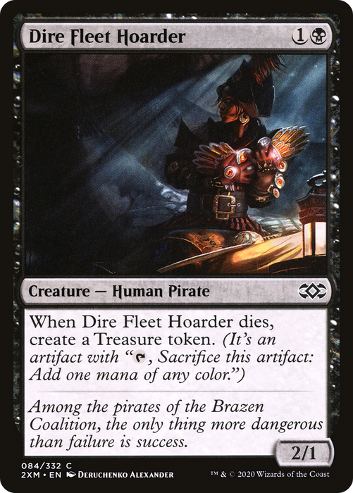 Dire Fleet Hoarder [2XM-084] Foil - Double Masters