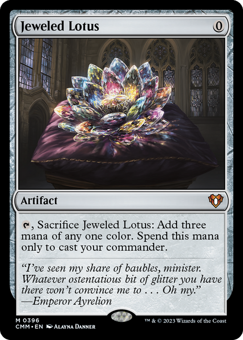 Jeweled Lotus [CMM-396] - Commander Masters