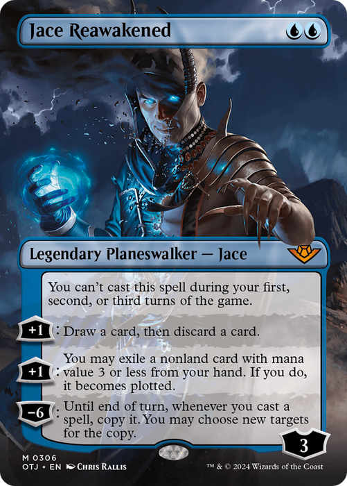 Jace Reawakened (Borderless) [OTJ-306] Foil - Outlaws of Thunder Junction