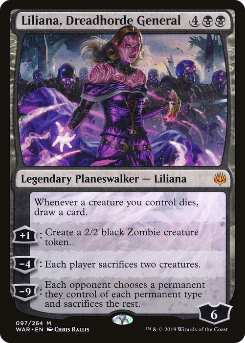 Liliana, Dreadhorde General [WAR-097] - War of the Spark