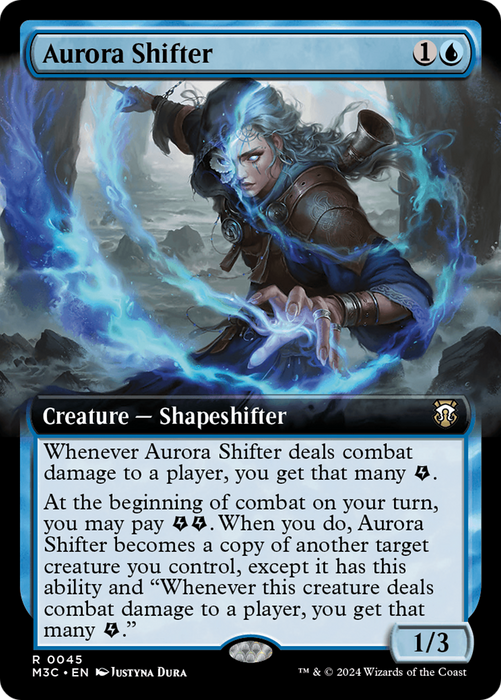 Aurora Shifter (Extended Art) [M3C-045] Foil - Modern Horizons 3 Commander