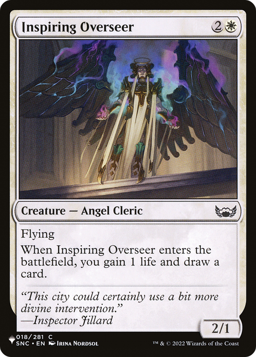 Inspiring Overseer [PLST-SNC-18] - The List