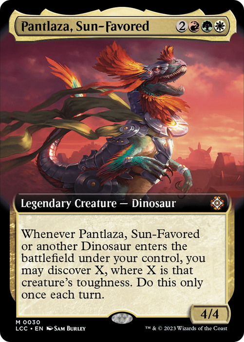 Pantlaza, Sun-Favored (Extended Art) [LCC-030] - The Lost Caverns of Ixalan Commander