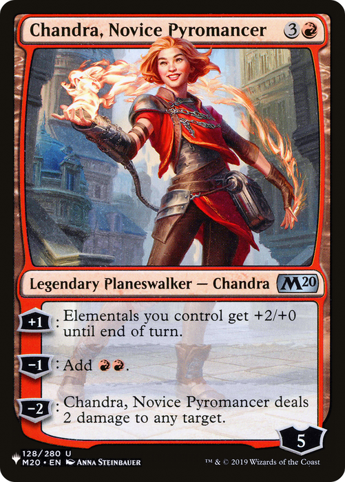 Chandra, Novice Pyromancer [PLST-M20-128] - The List