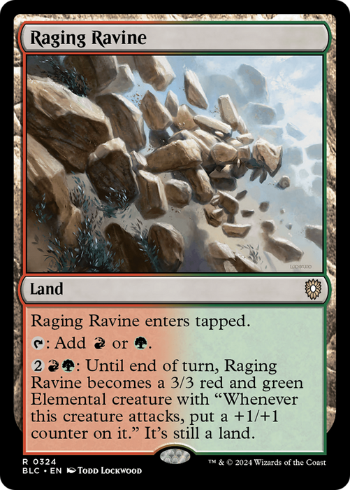 Raging Ravine [BLC-324] - Bloomburrow Commander