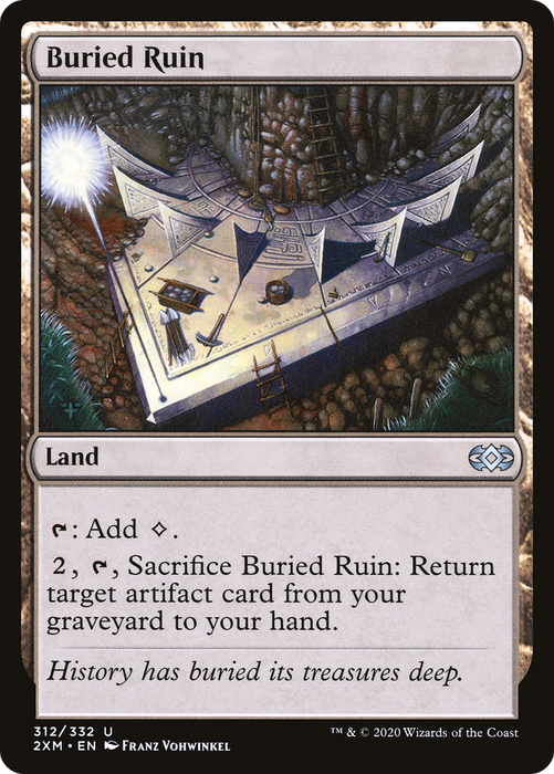 Buried Ruin [2XM-312] Foil - Double Masters