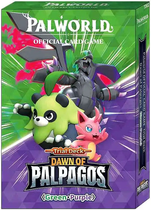 Palworld Official Card Game - Dawn of Palpagos - Green/Purple Trial Deck TD02
