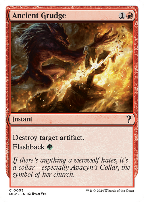 Ancient Grudge [MB2-053] - Mystery Booster 2